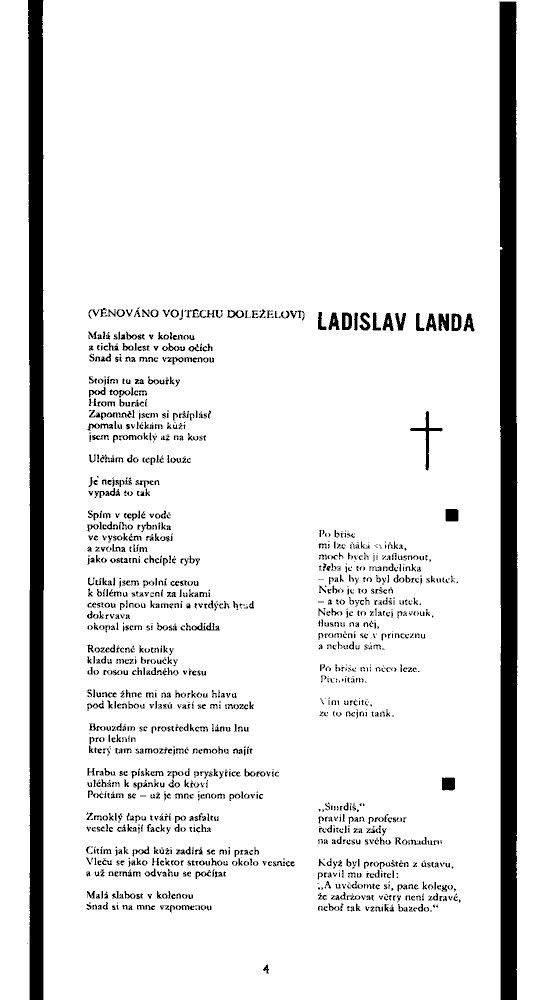 básně Ladislava Landy