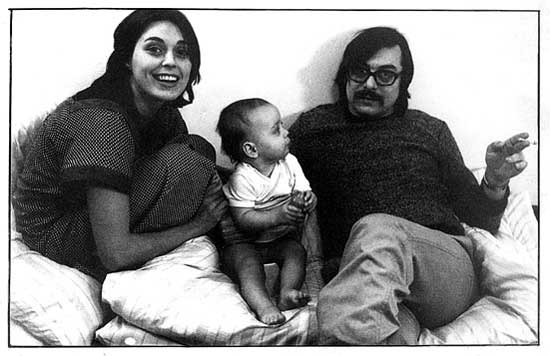 Honza Novák s rodinou v roce 1975